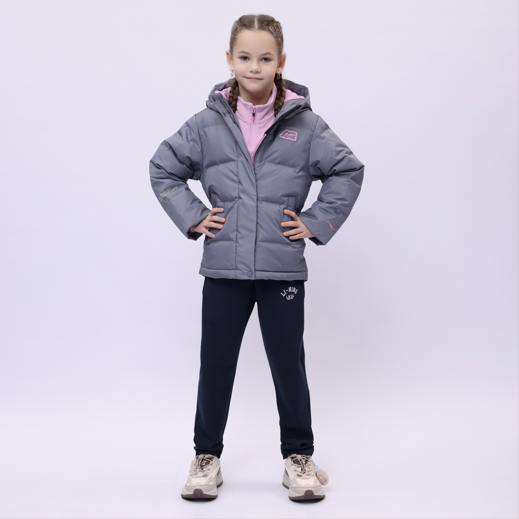 YYMU054-3 Детское пуховое пальто